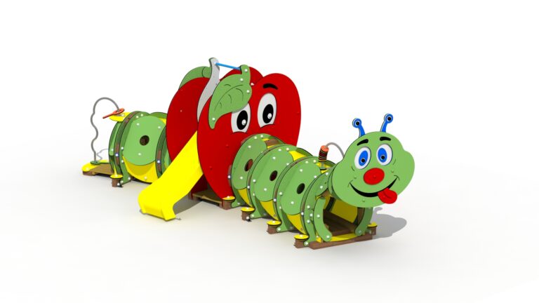 The caterpillar (long version – plastic slide)